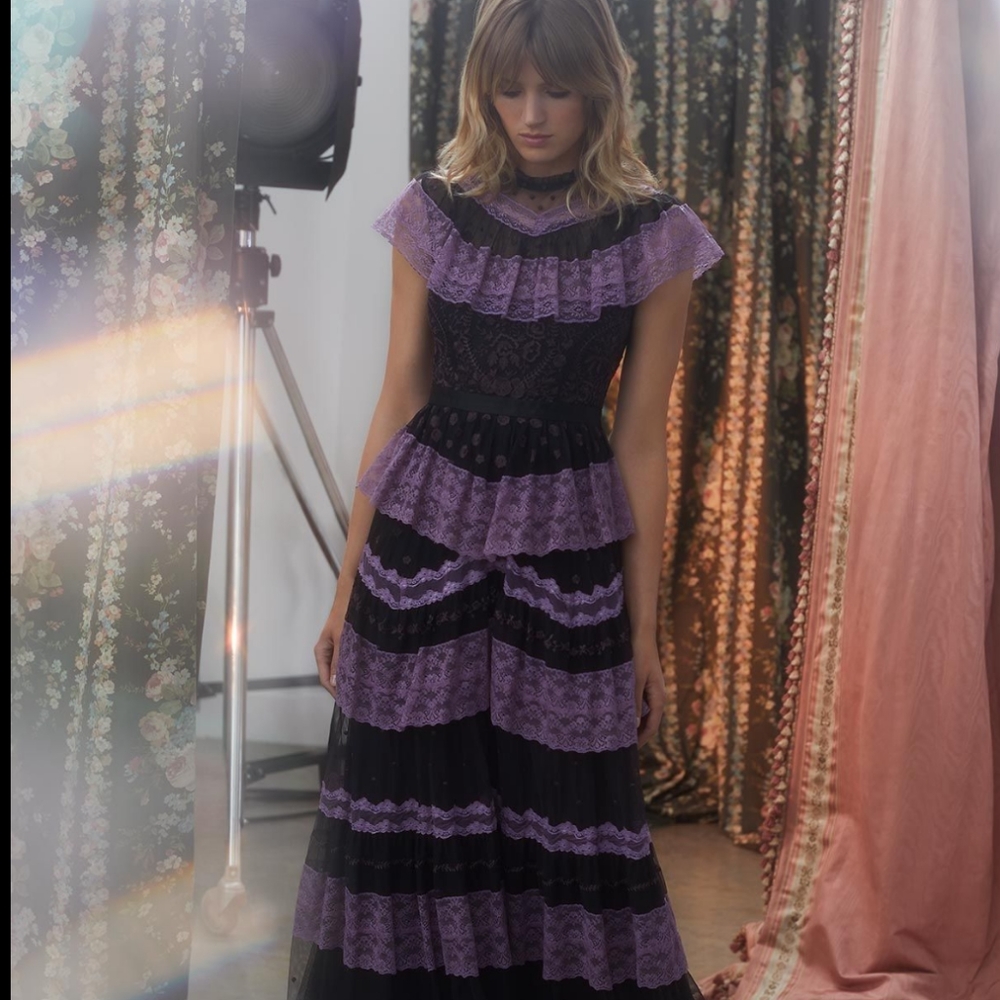 BHLDN Needle & Thread Dress Gown fits size US 6 8 $702